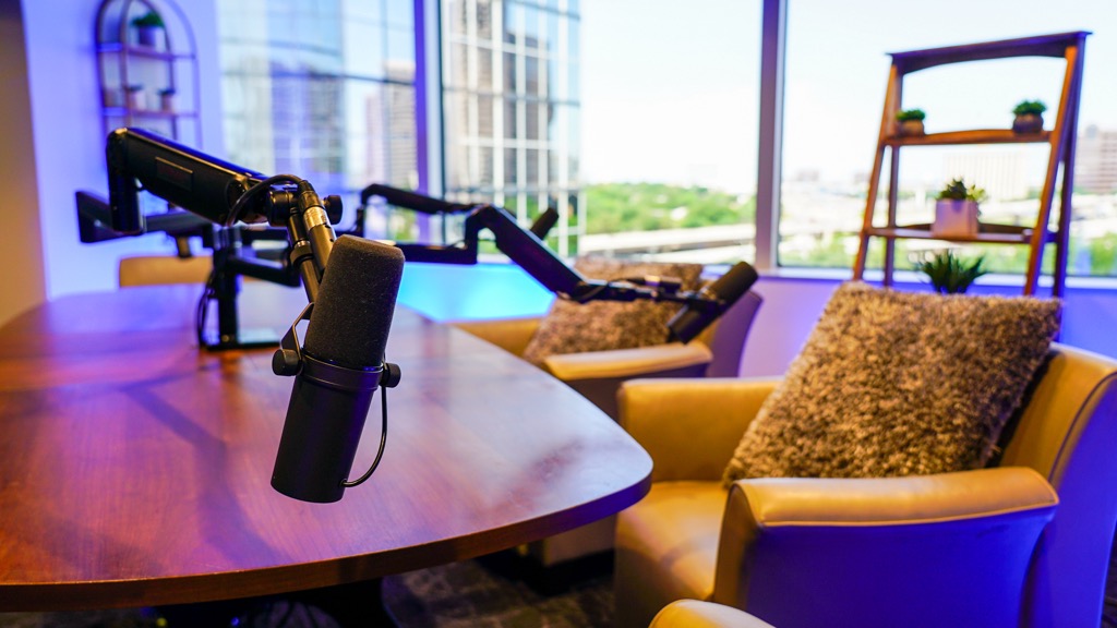 Lifestyle-Themed Podcast Studio in Dallas